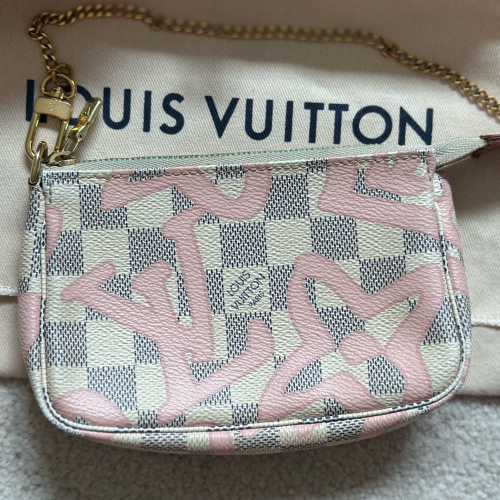 Louis Vuitton Damier Azur Tahitienne Mini  Pochette Accessiores